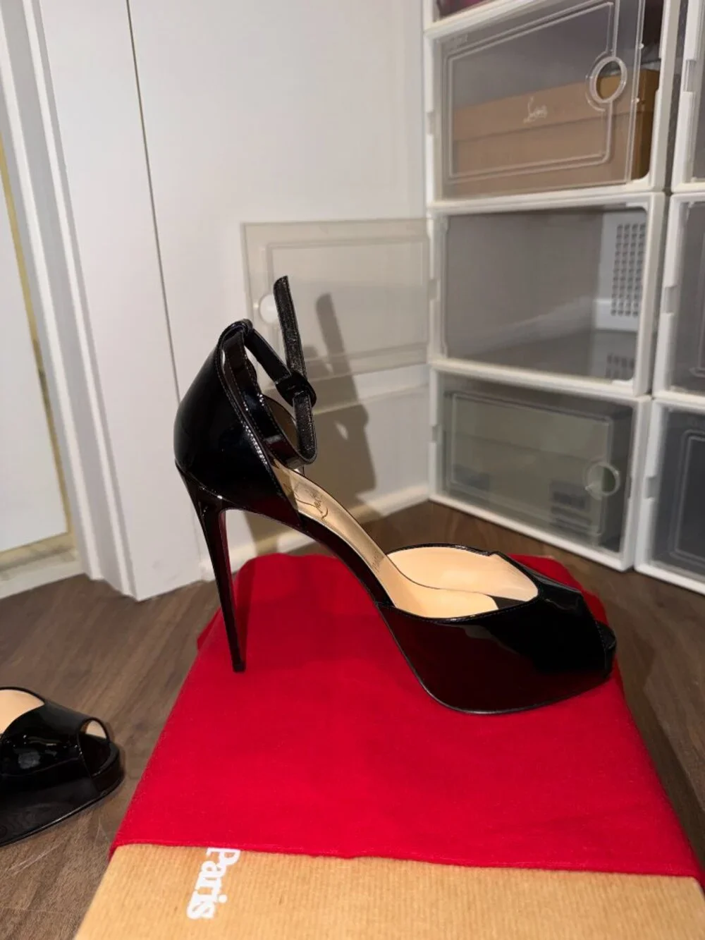 Christian Louboutin Aketata 120 Black Size 8